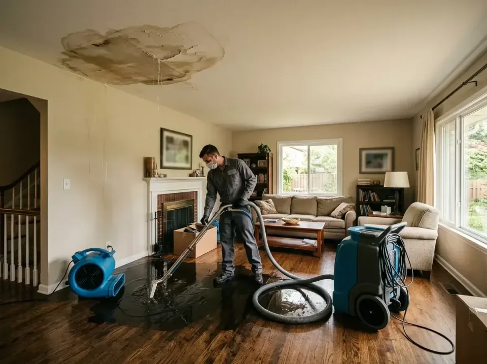 attic-pipe-burst-ceiling-drip-008 — frequently asked questions, Water Damage Restoration & Carpet Care in Cypress, CA